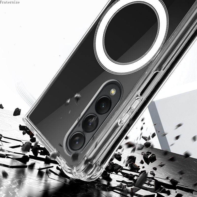 Clear Shockproof Magnetic case - Z Fold Series