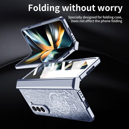 Electroplated Transparent Shockproof Cover- Z Fold 5