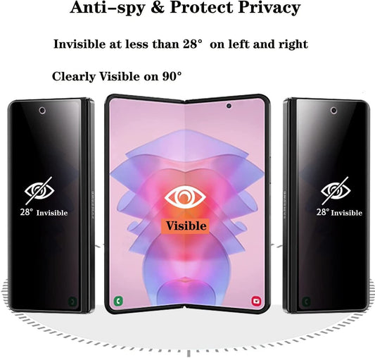 Anti-Peeping Front & Back Screen Privacy Protector - Z Fold Series