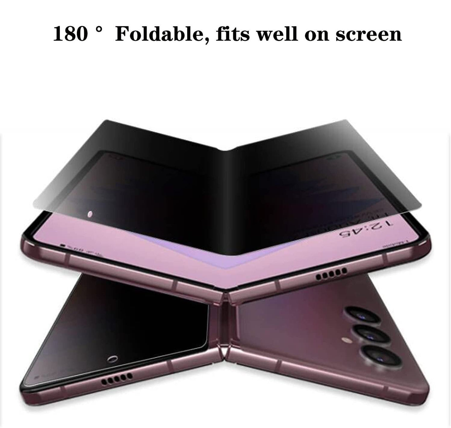 Anti-Peeping Front & Back Screen Privacy Protector - Z Fold Series